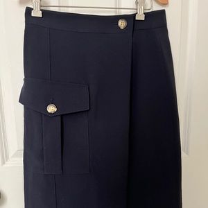 Navy blue skirt